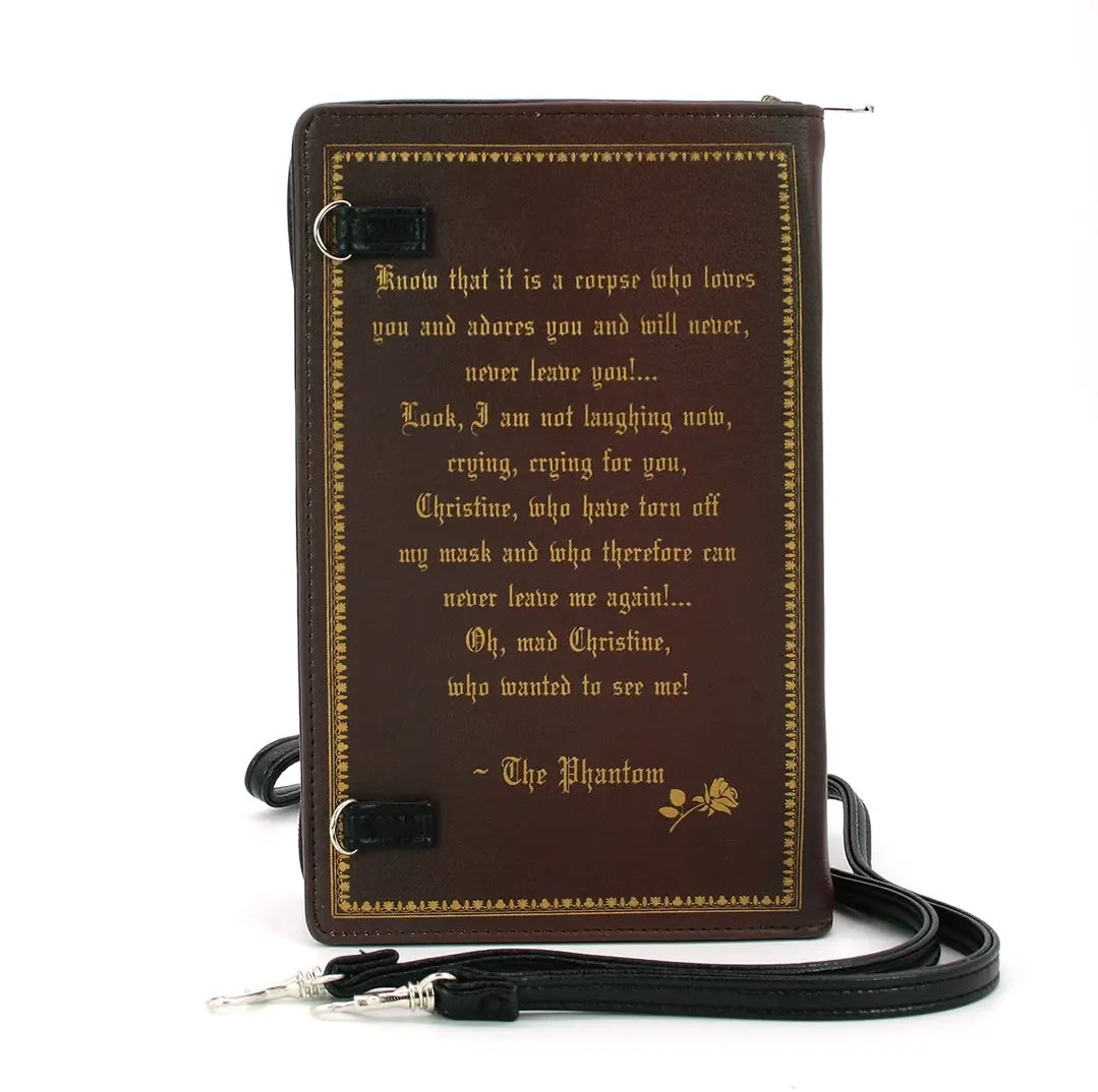 The Phantom of the Opera Book Clutch Bag in Vinyl