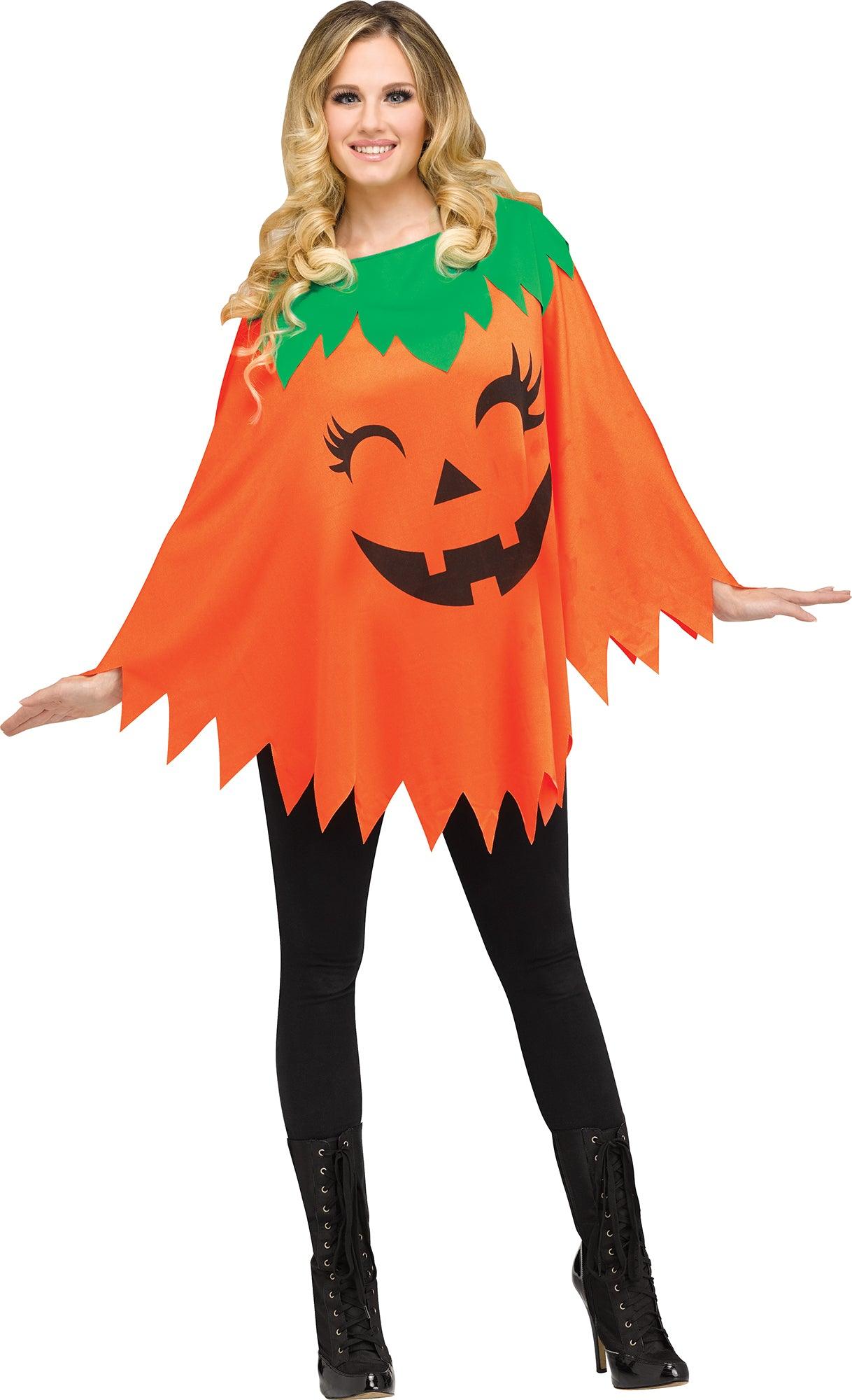 Adult Pumpkin Poncho - McCabe's Costumes