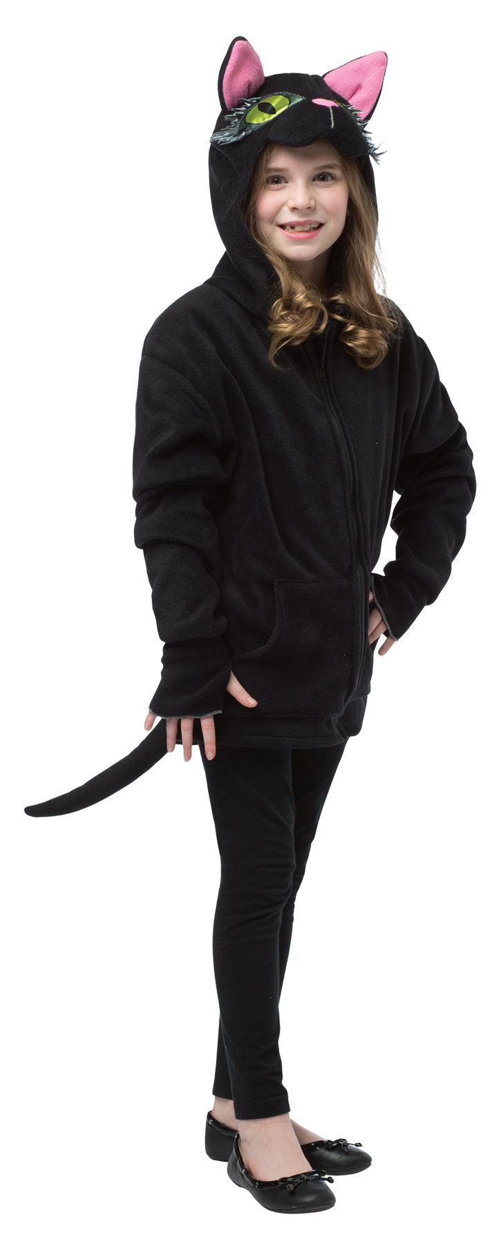 Teen Black Cat Hoodie - McCabe's Costumes