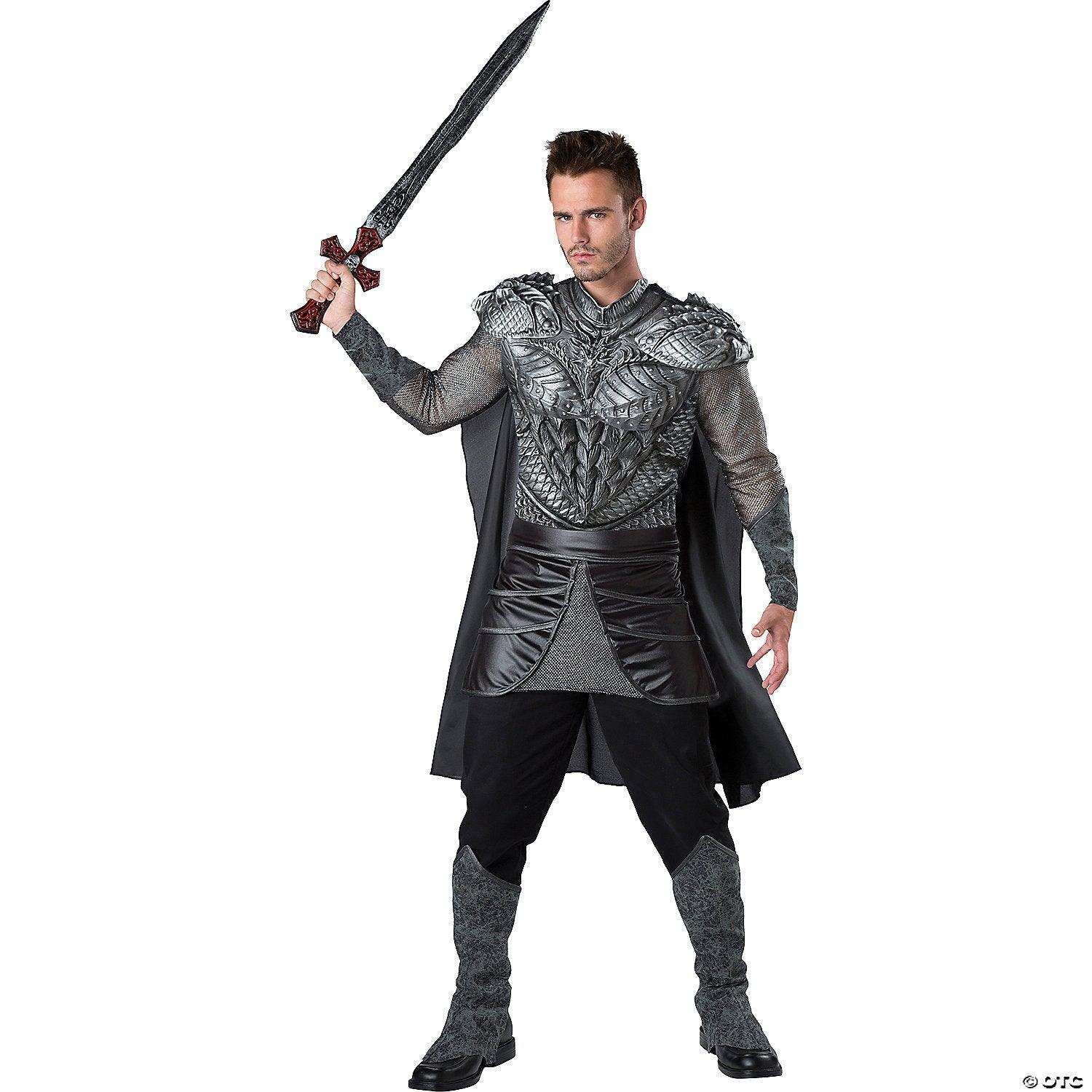 Adult Dark Medieval Knight Costume - McCabe's Costumes